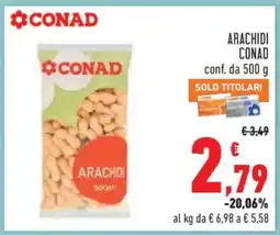 Conad Arachidi Conad offerta