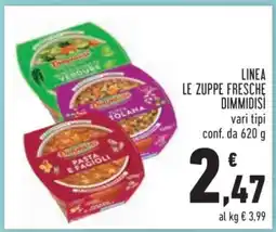 Conad LINEA LE ZUPPE FRESCHE DIMMIDÌSÌ offerta