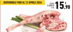 Conad Coscia di agnello offerta