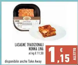 Conad Lasagne Tradizionali Nonna Lina offerta