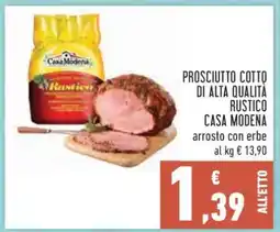 Conad Prosciutto cotto di alta qualità Rustico Casa Modena offerta