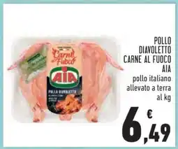 Conad POLLO DIAVOLETTO CARNE AL FUOCO AIA offerta