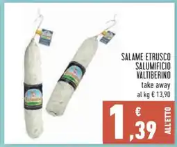 Conad Salame Etrusco Salumificio Valtiberino offerta