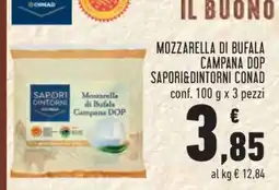 Conad Mozzarella di Bufala Campana DOP Sapori&Dintorni Conad offerta