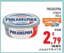 Conad PHILADELPHIA original offerta