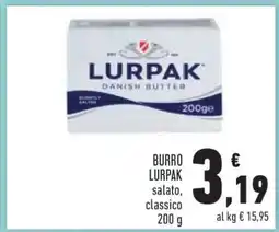 Conad BURRO LURPAK offerta