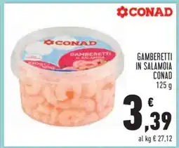 Conad Gamberetti in Salamoia Conad offerta