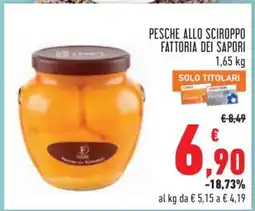 Conad PESCE ALLO SCIROPPO FATTORIA DEI SAPORI offerta