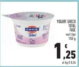 Conad YOGURT GRECO TOTAL FAGE offerta