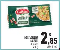 Conad Mortadellina Galbani di suino offerta