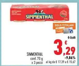 Conad SIMMENTHAL offerta