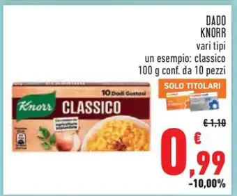 Conad DADO KNORR offerta
