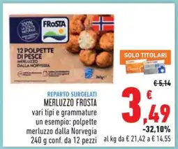 Conad MERLUZZO FROSTA offerta