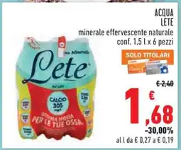 Conad Acqua Lete offerta