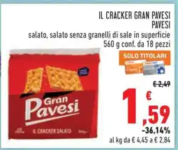 Conad Il Cracker Gran Pavesi Pavesi offerta