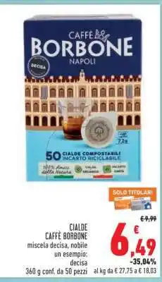 Conad Cialde Caffè Borbone offerta