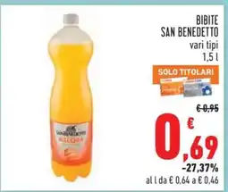 Conad Bibite San Benedetto offerta