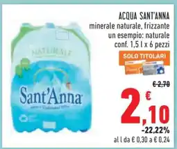 Conad ACQUA SANT'ANNA offerta