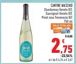 Conad CANTINE MASCHIO offerta