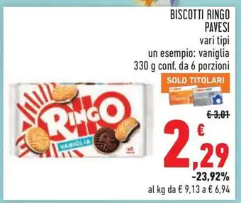 Conad BISCOTTI RINGO PAVESI offerta