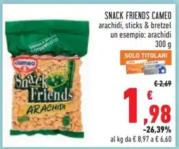 Conad Snack Friends Cameo offerta