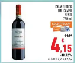 Conad CHIANTI DOCG DAL CAMPO SENSI offerta