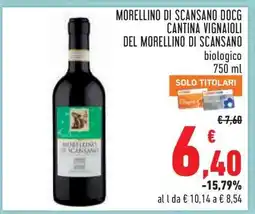 Conad Morellino di Scansano DOCG Cantina Vignaioli del Morellino di Scansano offerta