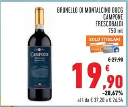 Conad Brunello di Montalcino DOCG Campone Frescobaldi offerta