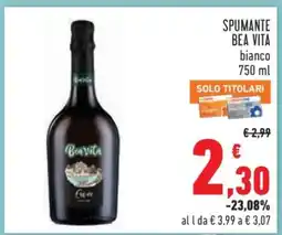 Conad SPUMANTE BEA VITA offerta