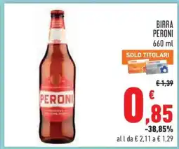 Conad Birra Peroni offerta