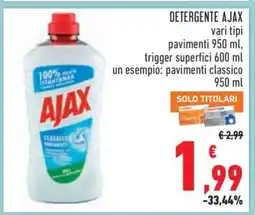 Conad DETERGENTE AJAX offerta