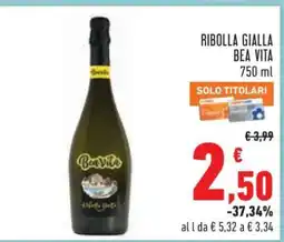 Conad Ribolla Gialla Bea Vita offerta