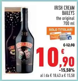 Conad Irish Cream Baileys offerta