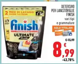 Conad Detersivo per Lavastoviglie Finish offerta