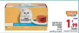Conad Cibo per gatti Gold Gourmet Purina offerta
