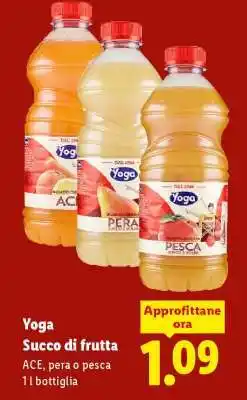 Lidl YOGA SUCCO DI FRUTTA offerta