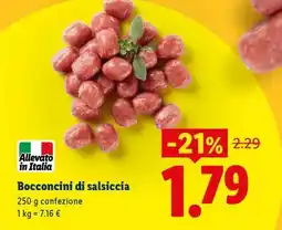 Lidl Bocconcini di salsiccia offerta