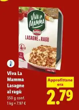 Lidl Viva la Mamma Lasagne al ragù offerta