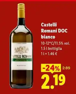 Lidl Castelli Romani DOC bianco offerta