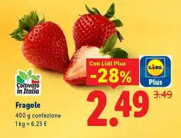 Lidl Fragole offerta