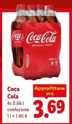 Lidl Coca Cola offerta