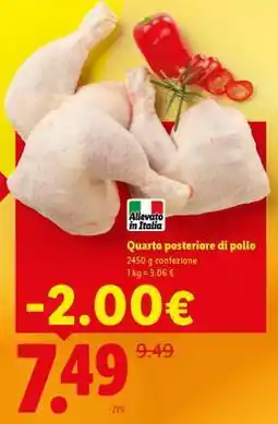 Lidl Quarto posteriore di pollo offerta