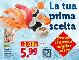 Lidl Select & GO Sushi Family Tray Sapporo offerta