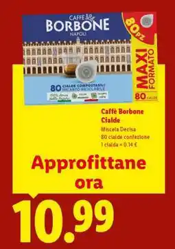 Lidl Caffè Borbone Cialde offerta