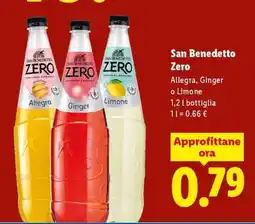 Lidl SAN BENEDETTO ZERO offerta