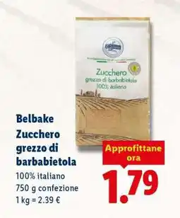 Lidl Belbake Zucchero grezzo di barbabietola offerta