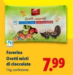 Lidl Favorina Ovetti misti di cioccolato offerta