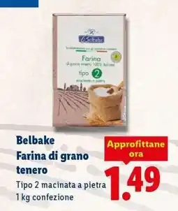 Lidl Belbake Farina di grano tenero offerta