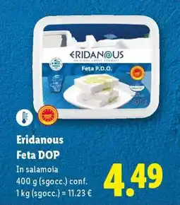 Lidl Eridanous Feta DOP offerta