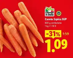Lidl CAROTE ISPICA IGP offerta